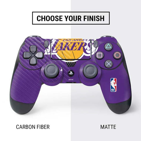 NBA Los Angeles Lakers Large Logo PS4 Controller Skin