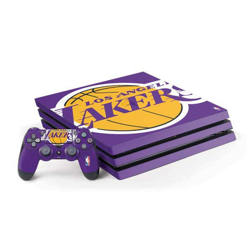 NBA Los Angeles Lakers Large Logo PS4 Pro Bundle Skin