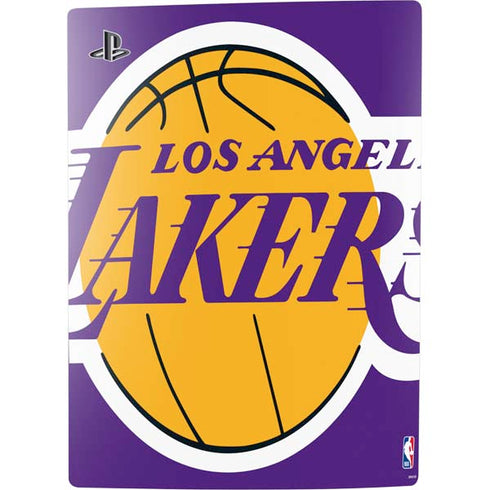 NBA Los Angeles Lakers Large Logo PS5 Bundle Skin