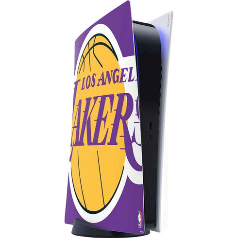 NBA Los Angeles Lakers Large Logo PS5 Digital Edition Console Skin