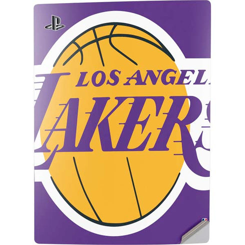 NBA Los Angeles Lakers Large Logo PS5 Digital Edition Console Skin