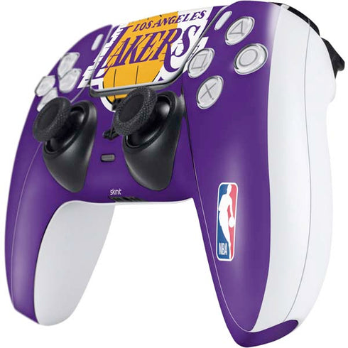 NBA Los Angeles Lakers Large Logo PS5 Controller Skin