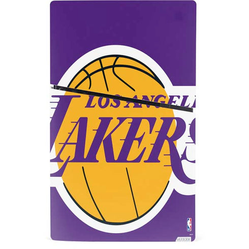 NBA Los Angeles Lakers Large Logo PS5 Slim Digital Edition Bundle Skin
