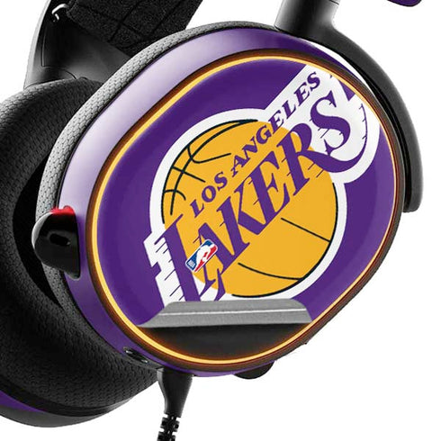 NBA Los Angeles Lakers Large Logo SteelSeries Arctis 5 Skin