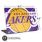 NBA Los Angeles Lakers Large Logo Universal Laptop 11in (8.8 x 6.2in) Skin