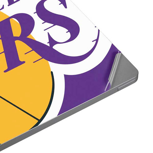 NBA Los Angeles Lakers Large Logo Universal Laptop 17in (13.8 x 10in) Skin