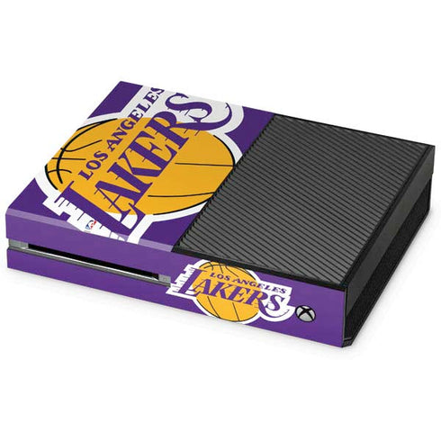 NBA Los Angeles Lakers Large Logo Xbox One Console Skin