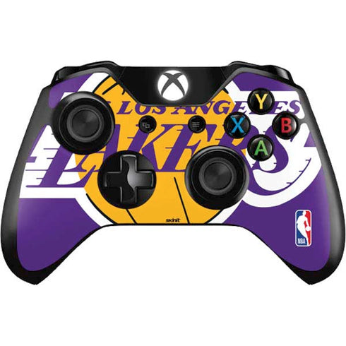 NBA Los Angeles Lakers Large Logo Xbox One Controller Skin