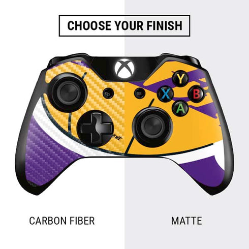 NBA Los Angeles Lakers Large Logo Xbox One Controller Skin