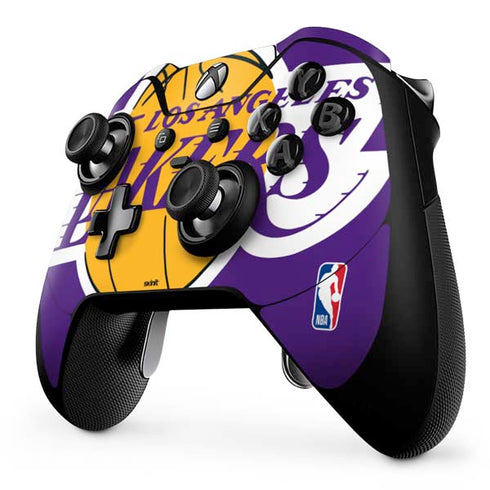 NBA Los Angeles Lakers Large Logo Xbox One Elite Controller Skin
