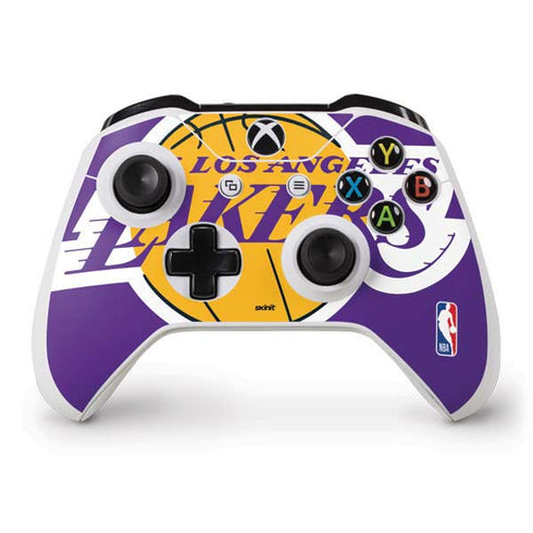 NBA Los Angeles Lakers Large Logo Xbox One S Controller Skin