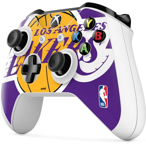 NBA Los Angeles Lakers Large Logo Xbox One S Controller Skin