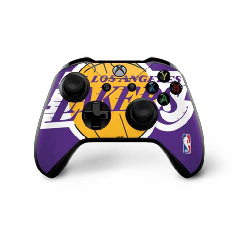 NBA Los Angeles Lakers Large Logo Xbox One X Controller Skin