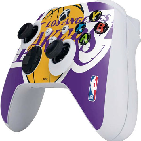 NBA Los Angeles Lakers Large Logo Xbox Series S Controller Skin