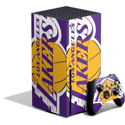 NBA Los Angeles Lakers Large Logo Xbox Series X Bundle Skin