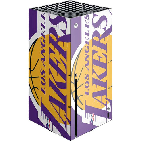 NBA Los Angeles Lakers Large Logo Xbox Series X Console Skin