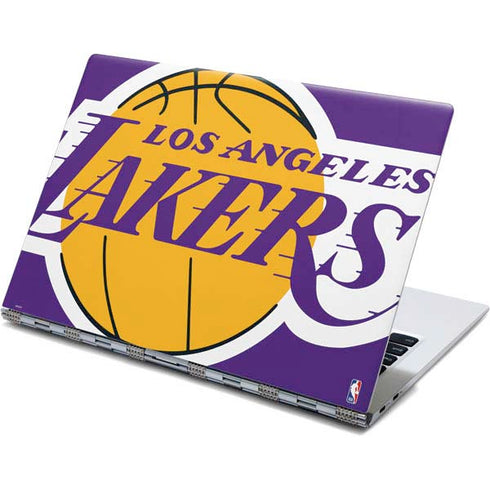 NBA Los Angeles Lakers Large Logo Yoga 910 2-in-1 14in Touch-Screen Skin