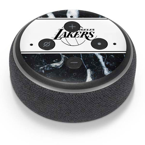 NBA Los Angeles Lakers Marble Amazon Echo Dot Skin