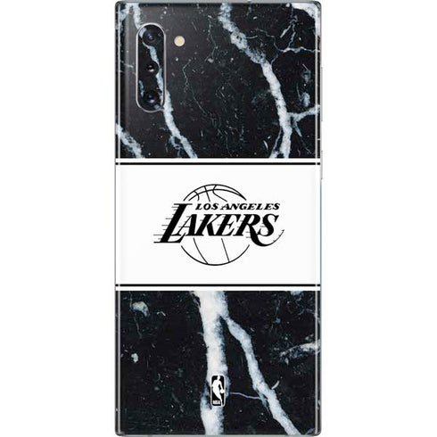 NBA Los Angeles Lakers Marble Galaxy Note 10 Skin