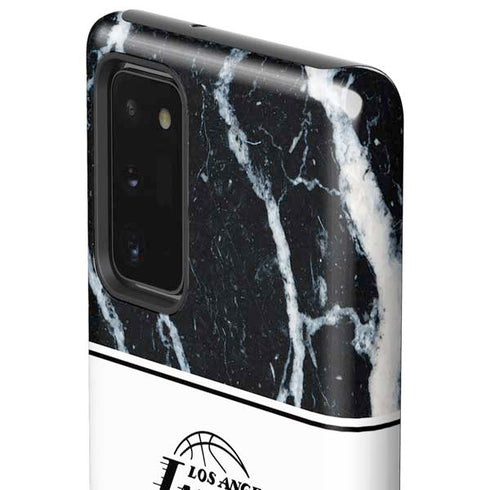 NBA Los Angeles Lakers Marble Galaxy Note20 5G Pro Case