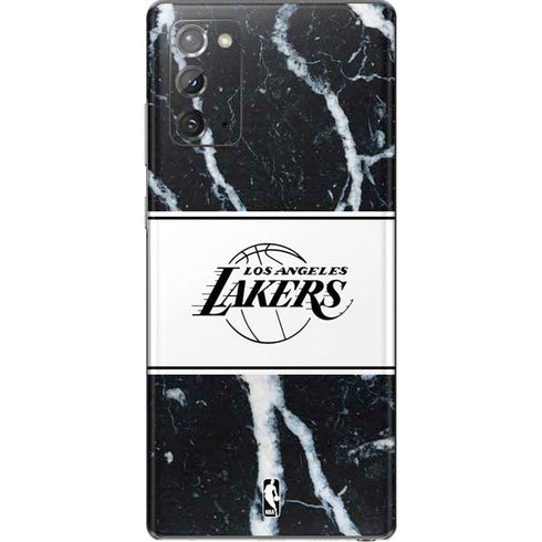 NBA Los Angeles Lakers Marble Galaxy Note20 5G Skin