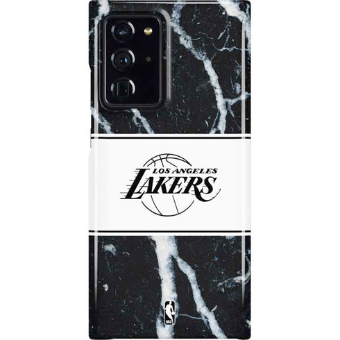 NBA Los Angeles Lakers Marble Galaxy Note20 Ultra 5G Lite Case