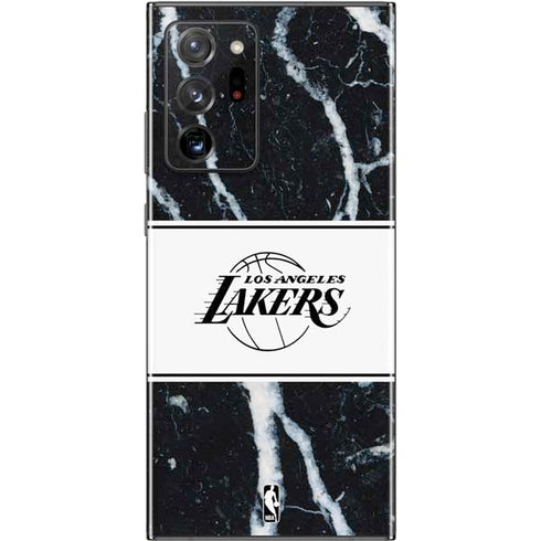 NBA Los Angeles Lakers Marble Galaxy Note20 Ultra 5G Skin