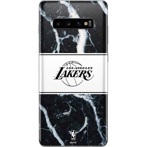 NBA Los Angeles Lakers Marble Galaxy S10 Plus Skin