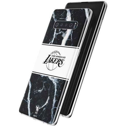 NBA Los Angeles Lakers Marble Galaxy S10 Plus Skin