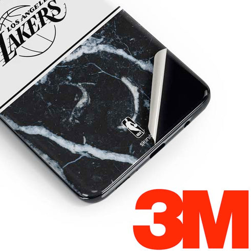 NBA Los Angeles Lakers Marble Galaxy S10 Skin