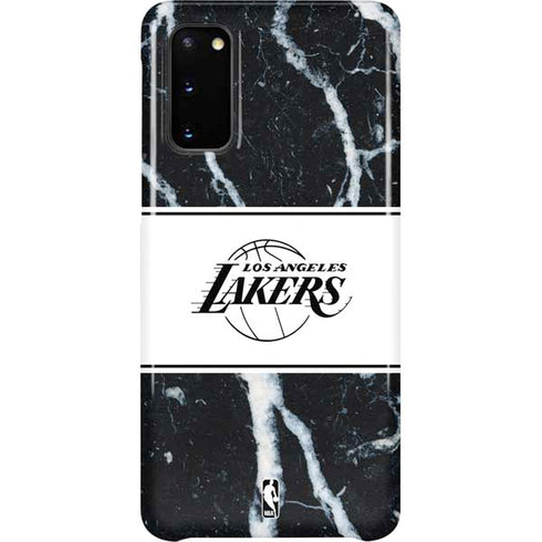 NBA Los Angeles Lakers Marble Galaxy S20 Lite Case