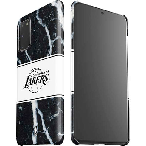 NBA Los Angeles Lakers Marble Galaxy S20 Lite Case