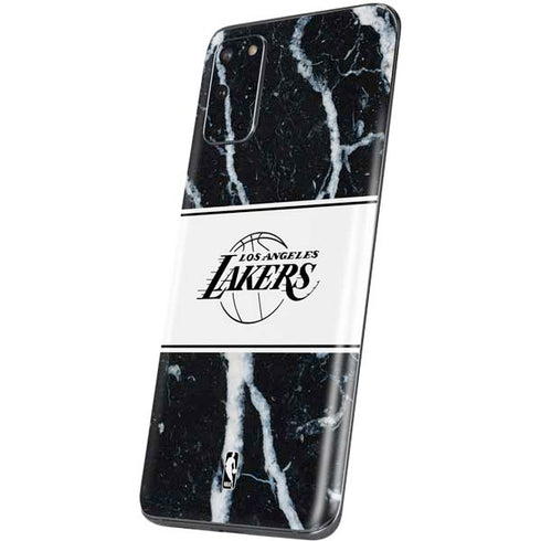 NBA Los Angeles Lakers Marble Galaxy S20 Plus Skin