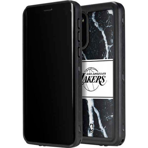 NBA Los Angeles Lakers Marble Galaxy S20 Plus Waterproof Case