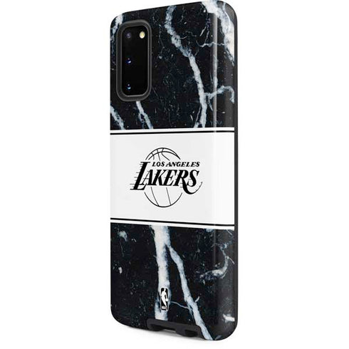 NBA Los Angeles Lakers Marble Galaxy S20 Pro Case
