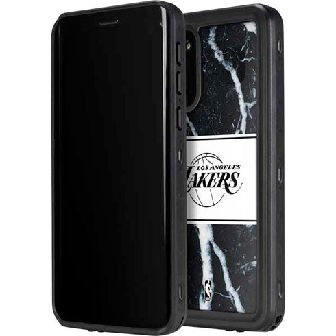 NBA Los Angeles Lakers Marble Galaxy S20 Waterproof Case