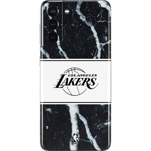 NBA Los Angeles Lakers Marble Galaxy S21 5G Skin
