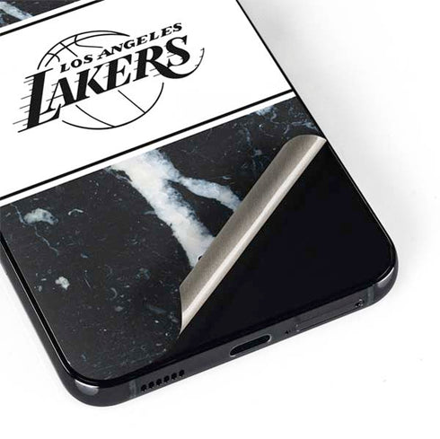 NBA Los Angeles Lakers Marble Galaxy S22 Plus Skin