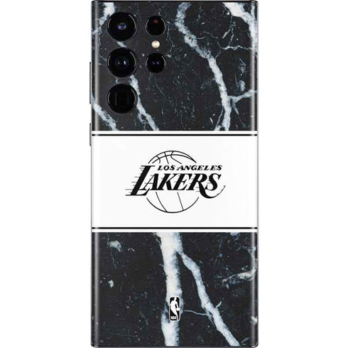 NBA Los Angeles Lakers Marble Galaxy S22 Ultra Skin