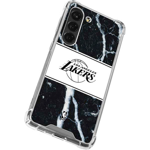 NBA Los Angeles Lakers Marble Galaxy S23 Clear Case