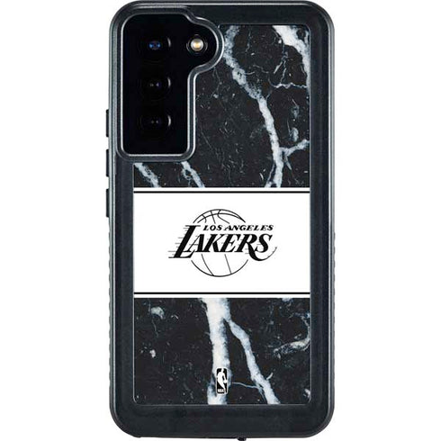 NBA Los Angeles Lakers Marble Galaxy S23 Plus Waterproof Case