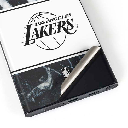 NBA Los Angeles Lakers Marble Galaxy S23 Ultra Skin