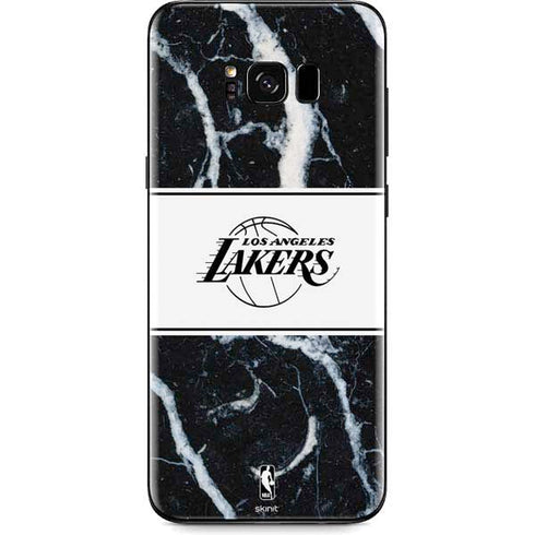 NBA Los Angeles Lakers Marble Galaxy S8 Skin