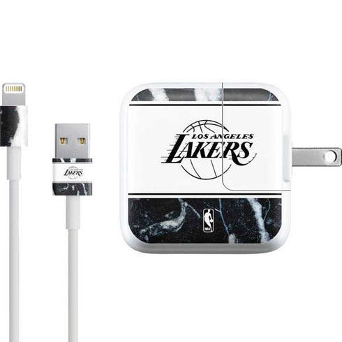 NBA Los Angeles Lakers Marble iPad Charger (10W USB) Skin