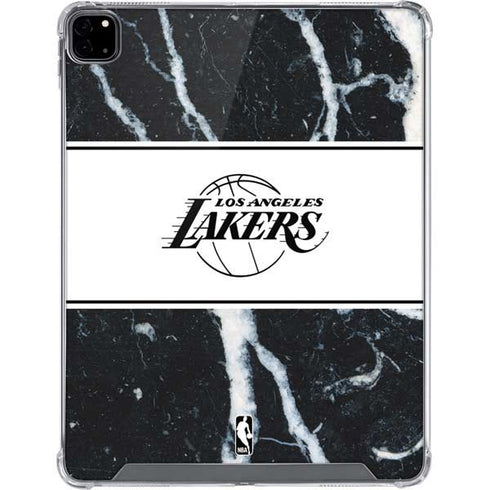 NBA Los Angeles Lakers Marble iPad Pro 12.9in (2020) Clear Case