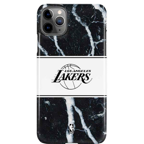 NBA Los Angeles Lakers Marble iPhone 11 Pro Max Lite Case
