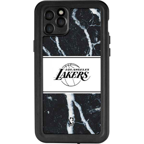 NBA Los Angeles Lakers Marble iPhone 11 Pro Max Waterproof Case