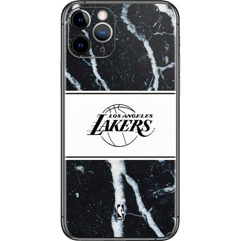 NBA Los Angeles Lakers Marble iPhone 11 Pro Skin