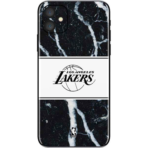 NBA Los Angeles Lakers Marble iPhone 11 Skin