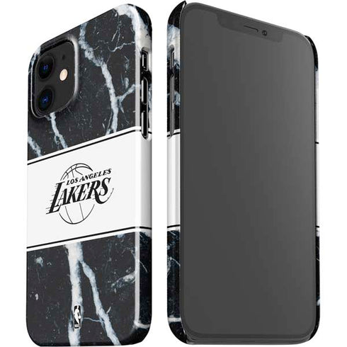 NBA Los Angeles Lakers Marble iPhone 12 Mini Lite Case